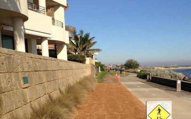Bayside, Bay Trail Mitigation Works