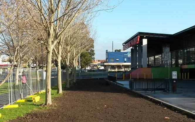 Dandenong Market, Wall & Drainage