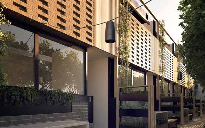 Northcote, Clarke Street Townhouses