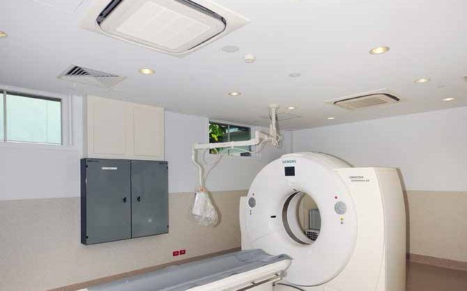 Rosebud Hospital: CT Scan Room Facility